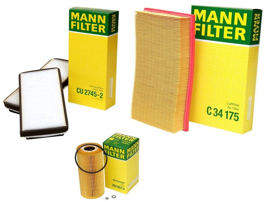 Mercedes Filter Service Kit 6061800109 - MANN-FILTER 1646206KIT